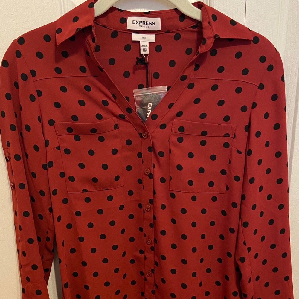 Express polka dot Portofino shirt